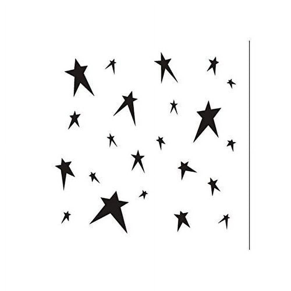 Stars Stencil by StudioR12 Primitive Pattern Art - Small 6 x 6-inch Reusable Mylar Template Painting, Chalk, Mixed Media Use for Journaling, DIY Home Decor - STCL617 - Walmart.com stars-stencil-by-studior12-primitive-pattern-art-small-6-x-6-inch-reusable-mylar-template-painting-chalk-mixed-media-use-for-journaling-diy-home-decor-stcl617-walmart-com