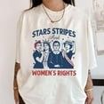 thumbnail image 1 of Stars Stripes And Equal Rights Shirt, Retro 4th Of July T-shirt, Liberal American Shirt, Patriotic Women Gift, Feminist American Shirt, 1 of 5