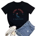 thumbnail image 1 of Stars Stripes & Dachshund T-Shirt for Women – Patriotic 4th of July USA Flag Wiener Dog Graphic Tee, 1 of 5
