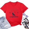 thumbnail image 1 of Stars Stripes & Dachshund T-Shirt for Women – Patriotic 4th of July USA Flag Wiener Dog Graphic Tee, 1 of 5