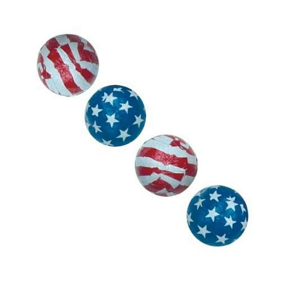 Stars & Stripes Foiled Milk Chocolate Balls Bulk Bags