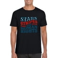 thumbnail image 1 of Stars Stripes Human Rights Feminist Patriotic 4th Of July Unisex T-Shirt, 1 of 3