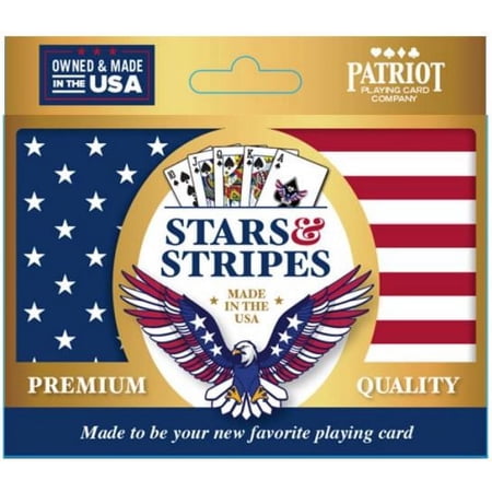 Stars & Stripes Playing Cards 2-Pack by Patriot Playing Card Company