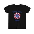 thumbnail image 1 of Stars & Stripes Sidekick | Girl's 4th of July Shirt | Patriotic Sunflower, 1 of 2