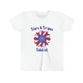 thumbnail image 1 of Stars & Stripes Sidekick | Girl's 4th of July Shirt | Patriotic Sunflower, 1 of 2