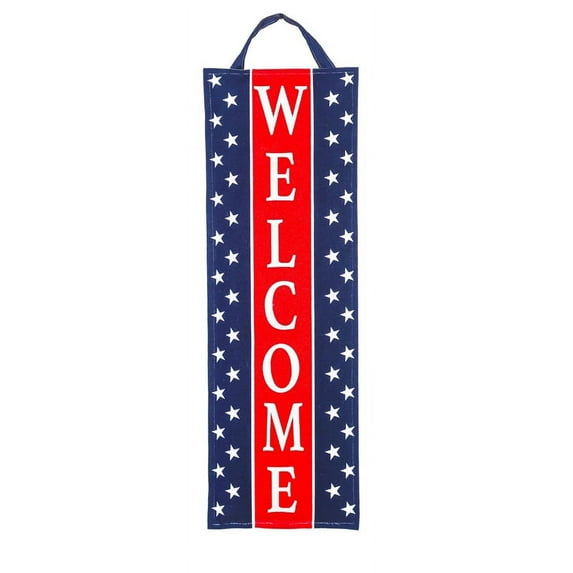 Stars & Stripes Welcome 24" Double-Sided Statement Stake Kit