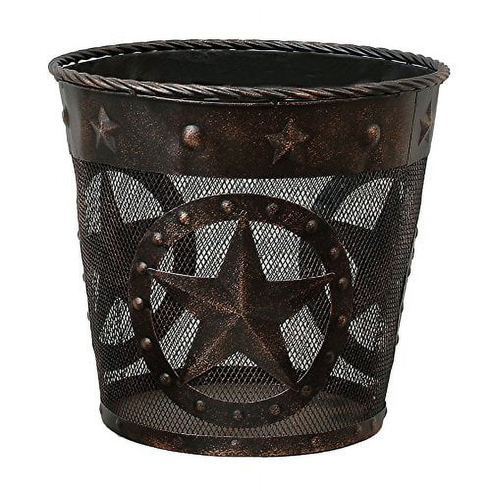 Stars & Studs Western Mesh Waste Basket
