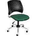 thumbnail image 1 of OFM Stars Fabric Swivel Office Chair in Shamrock Green, 1 of 3