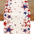 thumbnail image 1 of Stars Table Runner American Stars Holiday Party Kitchen Dining Table Runner Table Center for Home Party Indoor Outdoor r, 1 of 5