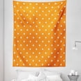 thumbnail image 1 of Stars Tapestry, Abstract Warm Colored Background with Star Pattern Celebration Pattern, Fabric Wall Hanging Decor for Bedroom Living Room Dorm, 5 Sizes, Orange White, by Ambesonne, 1 of 1