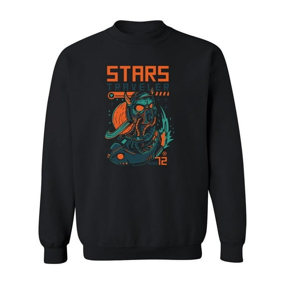 Stars Traveler. Sweatshirt Men -Image by Shutterstock, Male 3X-Large