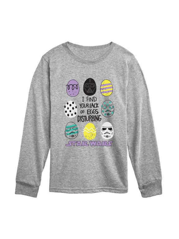 - Easter Eggs Boys' Long Sleeve Graphic T-Shirt