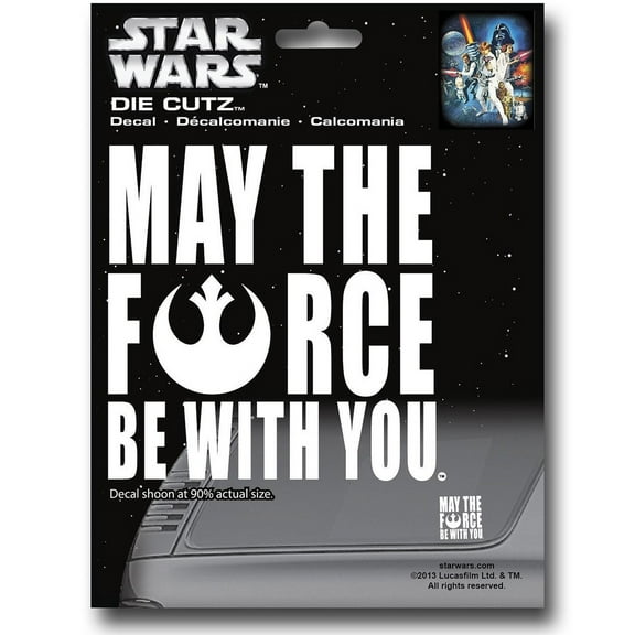 Stars Wars Force Be With You Decal