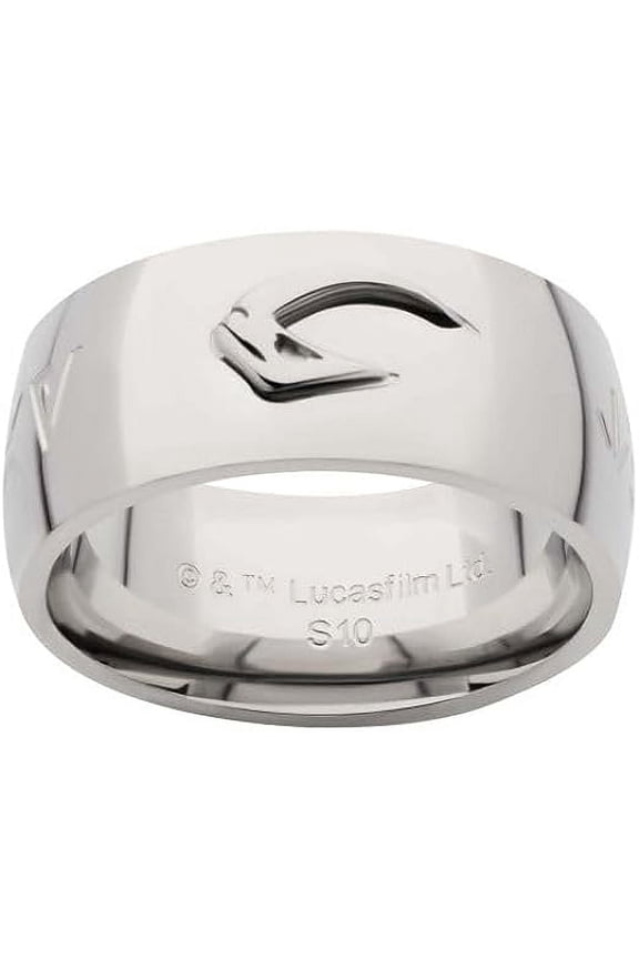 Stars Wars: Mandalorian This Is the Way Ring - Officially Licensed Stainless Steel Ring, Size -10