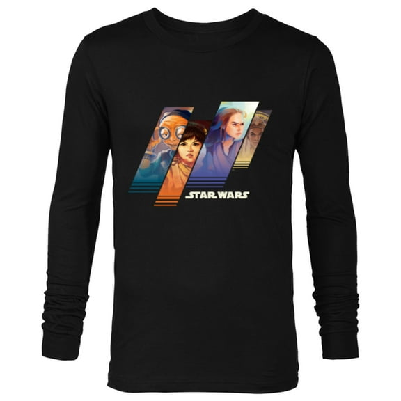 Stars Wars Maz Rose Rey and Adi Women of Star Wars - Long Sleeve T-Shirt for Men - Customized-Black