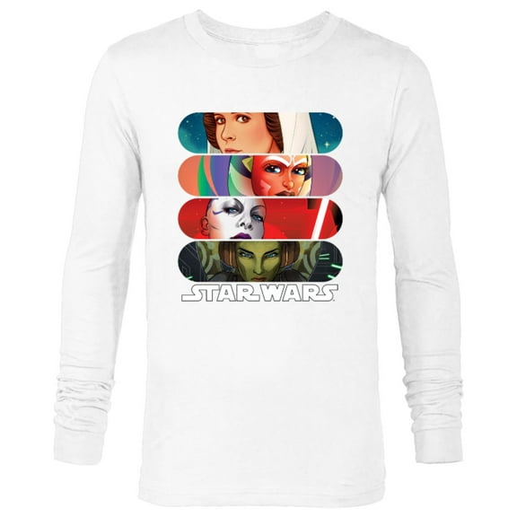 Stars Wars Women of the Galaxy - Long Sleeve T-Shirt for Men - Customized-White