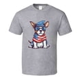 thumbnail image 1 of Stars &amp; Stripes Patriotic Dog Tee Usa Pride Tshirt July 4th T Shirt, 1 of 1