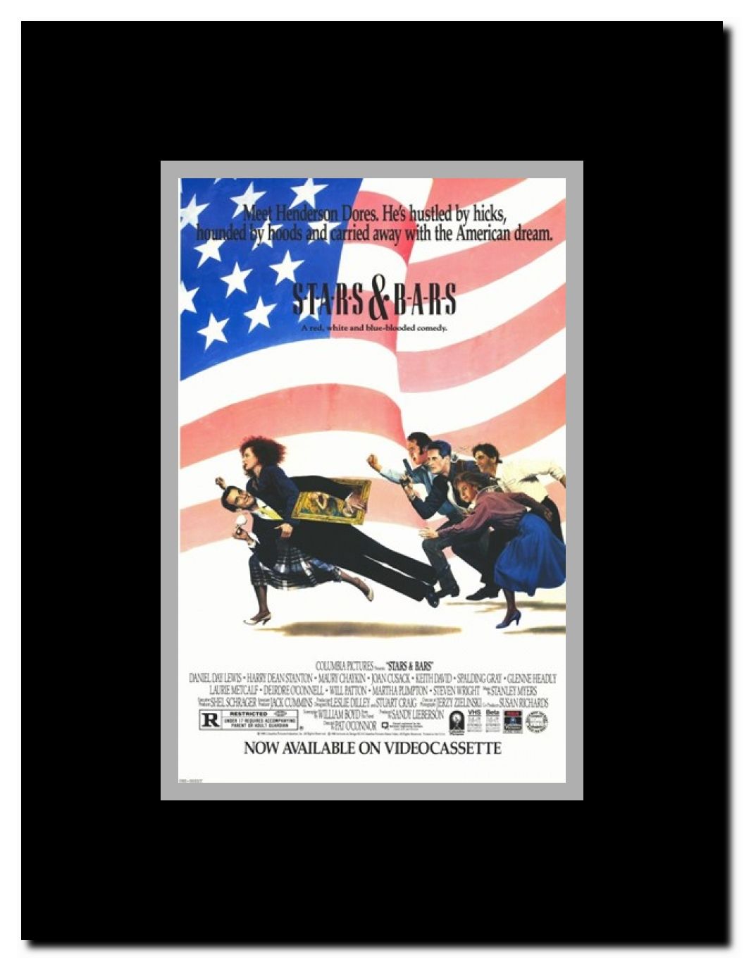 Stars and Bars Framed Movie Poster