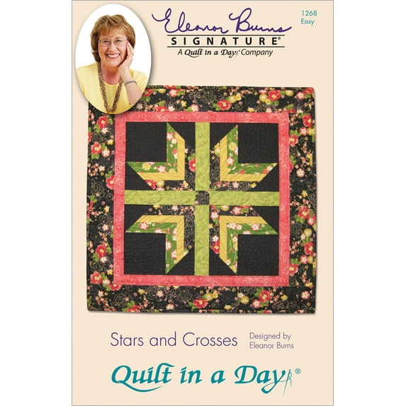 Stars and Crosses: Eleanor Burns Signature Quilt Pattern 735272012689