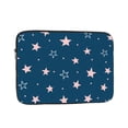 thumbnail image 1 of Stars and Dots Girly Print Portable Laptop Sleeve Compatible with MacBook Air Notebook Computer Case for Men Women College School Students, 1 of 7