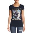 thumbnail image 1 of Stars and Moon Women's Short Sleeve Graphic Tee, 1 of 5
