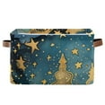 thumbnail image 1 of Stars and Moon in Starry Sky Storage Bins Baskets With Handles Storage Box Clothes Organizer Organization Toys, 1 of 7