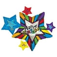 thumbnail image 1 of Stars and Stripes Birthday Mylar Balloon, each, 1 of 1