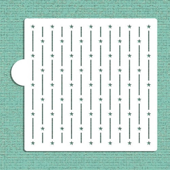 Stars and Stripes Cookie and Craft Stencil CM035 by Designer Stencils