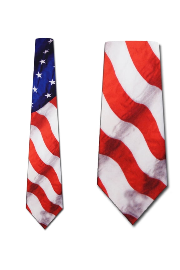 Stars and Stripes Necktie Mens Tie