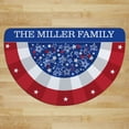 thumbnail image 1 of Stars and Stripes Personalized Half Round Doormat, 1 of 1