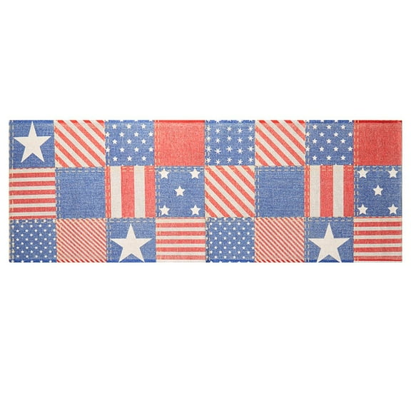 Stars and Stripes Washable Runner Rug
