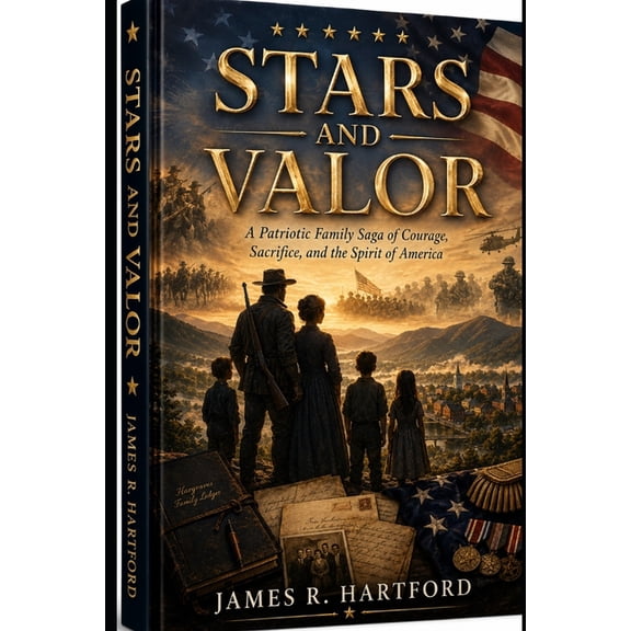 Stars and Valor: A Patriotic Family Saga of Courage, Sacrifice, and the Spirit of America, (Paperback)