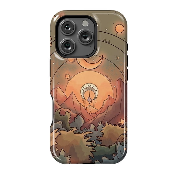 Stars in Galaxy Inspired iPhone Case 11 12 13 14 15 16 Pro Max, Stylish Polycarbonate Durable Cosmic Design