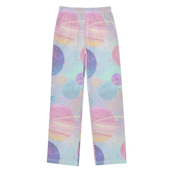 Stars in The Universe Boys Pajama Pants Soft and Lightweight Elastic Waistband Children's Pajama Pants