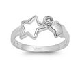 thumbnail image 1 of Stars of Bliss Cubic Zirconia Ring Sterling Silver 925, 1 of 2
