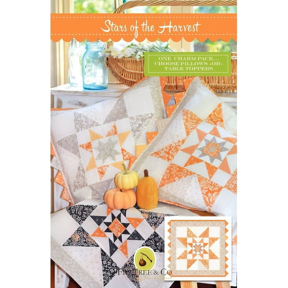 Stars of the Harvest Quilt Pattern by Fig Tree Quilts