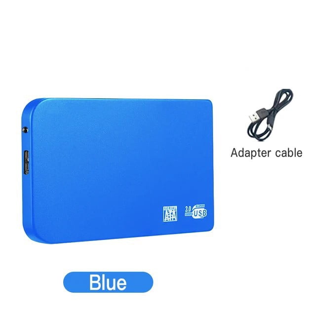 Starsace 128TB Portable External SSD Hard Drive Mobile Storage and Backup Plus Slim Hard Disk Memory Expansion Device USB 3.0 for PC, Mac, Laptop(Blue)
