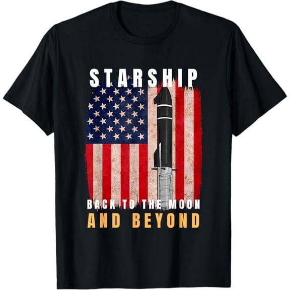 Starship Boca Chica Starbase Falcon 9 T-Shirt