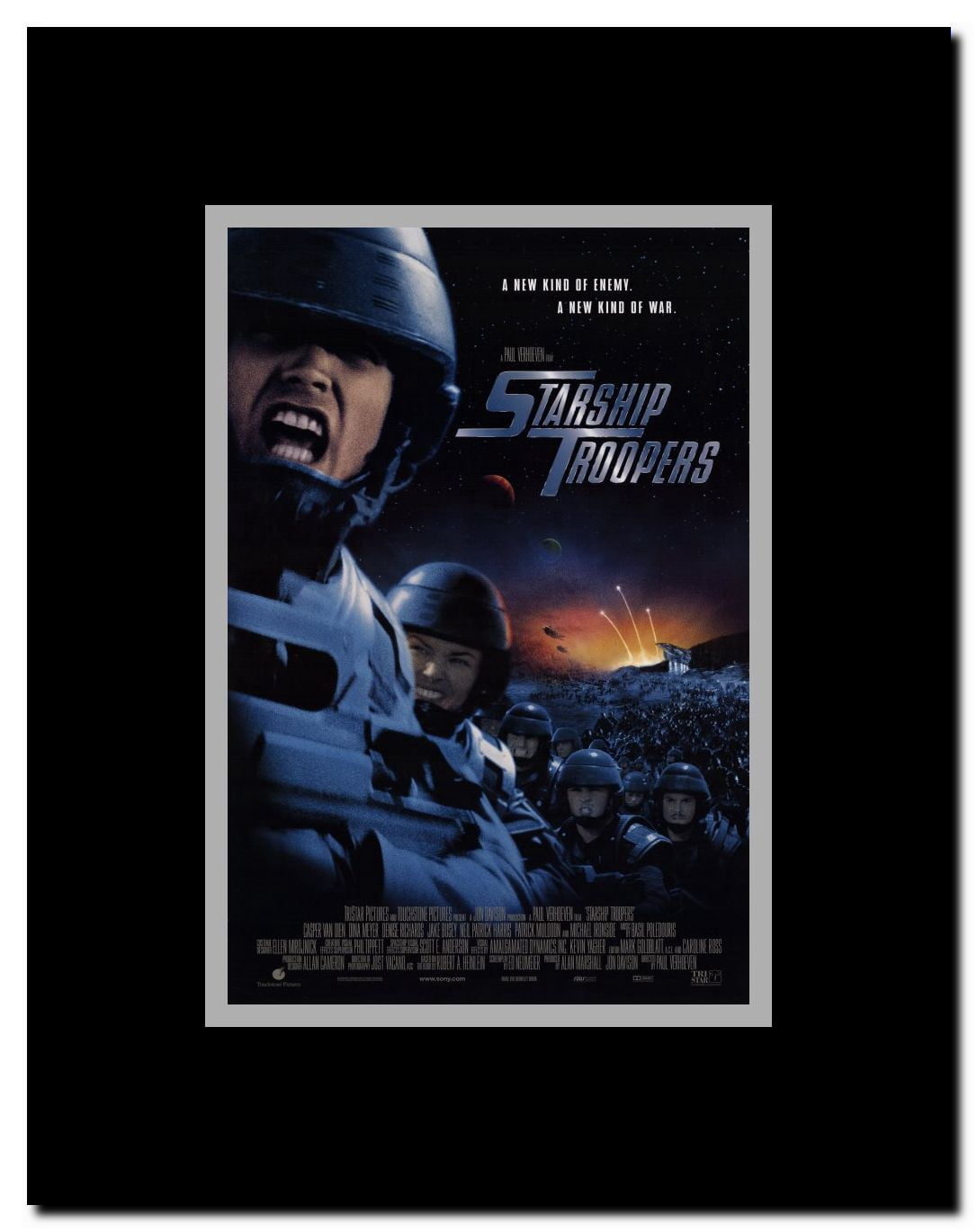 Starship Troopers Framed Movie Poster