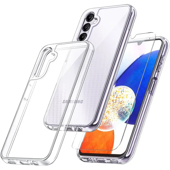 Starshop Galaxy A16 5G Case Phone Cover Shockproof Slim With Glass Screen - Clear
