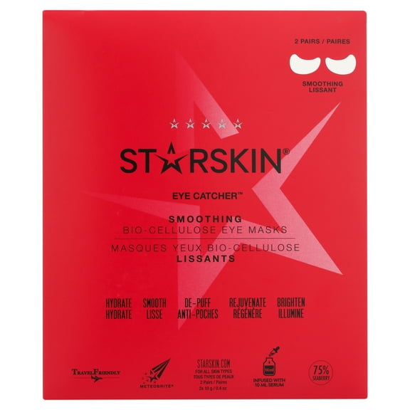 Starskin Eye Catcher Smoothing Bio-Cellulose Eye Masks, 0.7 oz