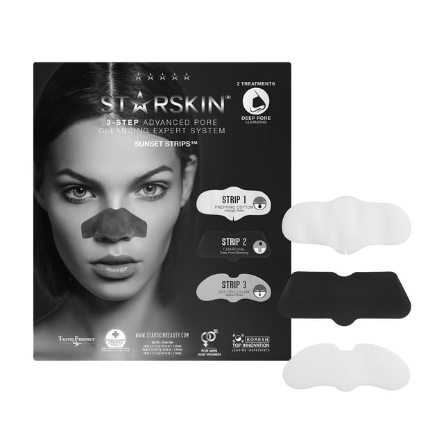Starskin Sunset Strips 3Step Advanced Pore Cleansing Expert System, 0.