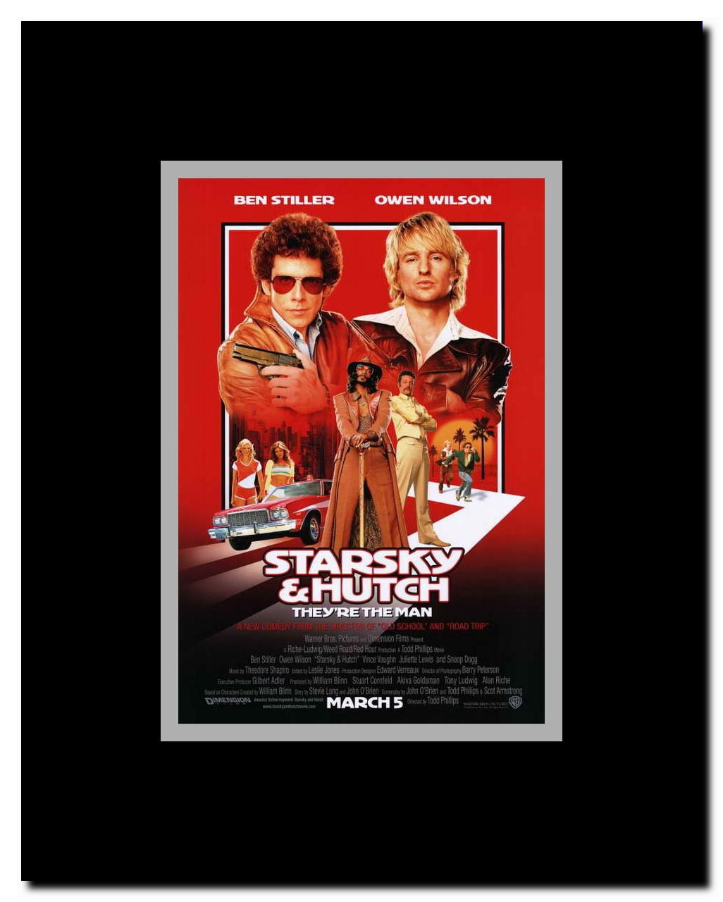 Starsky & Hutch Framed Movie Poster