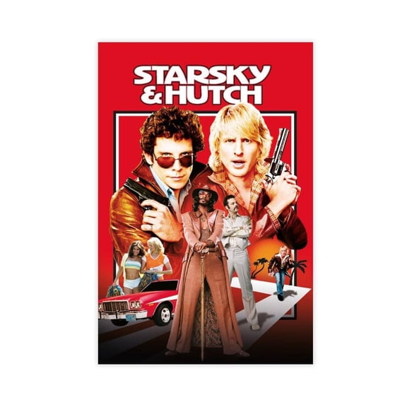 Starsky & Hutch Movie Poster Cover Art Deco 2 Canvas Poster Wall Art Decor Print Picture Paintings for Living Room Bedroom Decoration