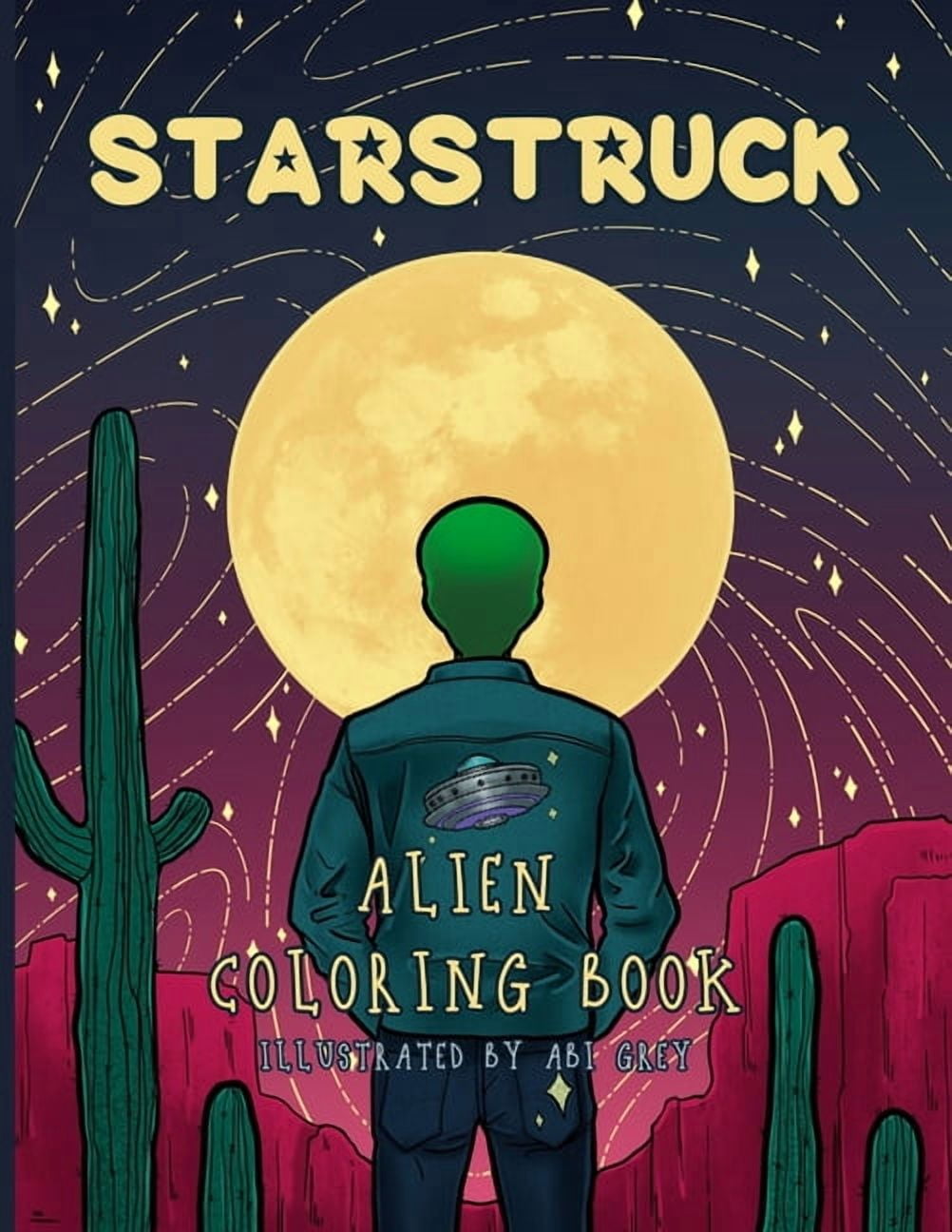 Starstruck: Alien Coloring Book, (Paperback)