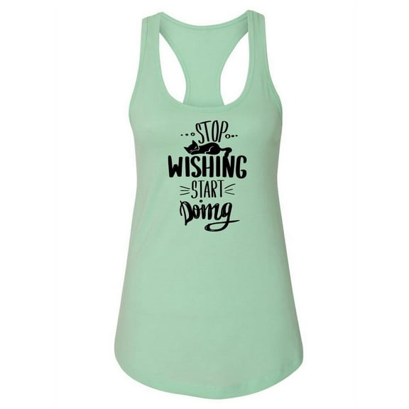 Start Doing Racerback Tank Women -Image by Shutterstock, Female x-Small
