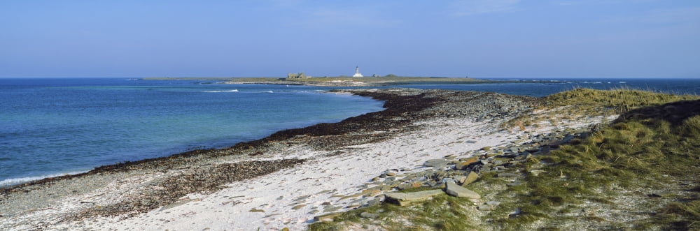 Start Point Lighthouse Sanday Orkney Islands Scotland Canvas Art - Panoramic Images (36 x 12)