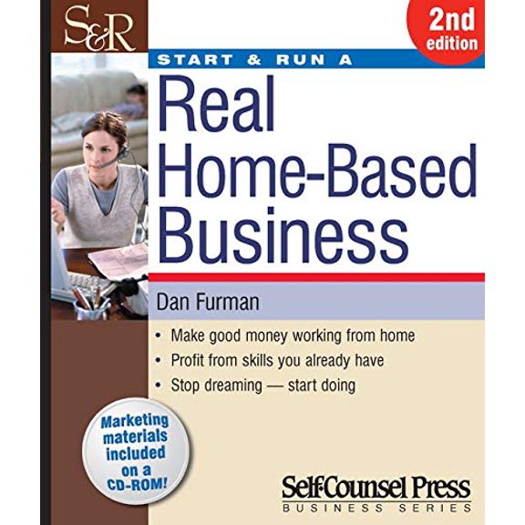 Pre-Owned Start & Run a Real Home-Based Business [With CDROM] (Paperback) 1551808668 9781551808666