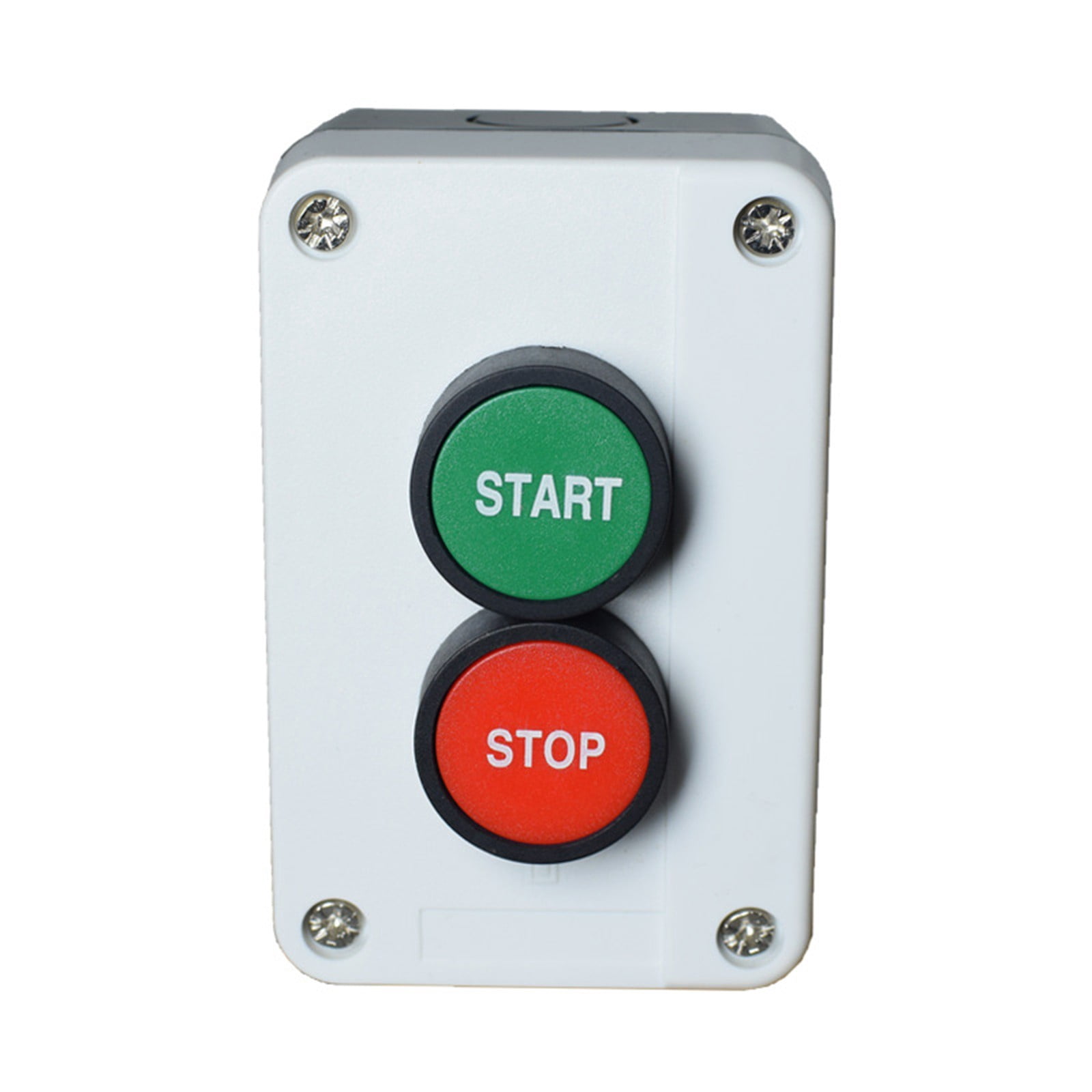Start Stop Button Box Ip65 Rated Waterproof Abs Housing Dual Switch 10A ...