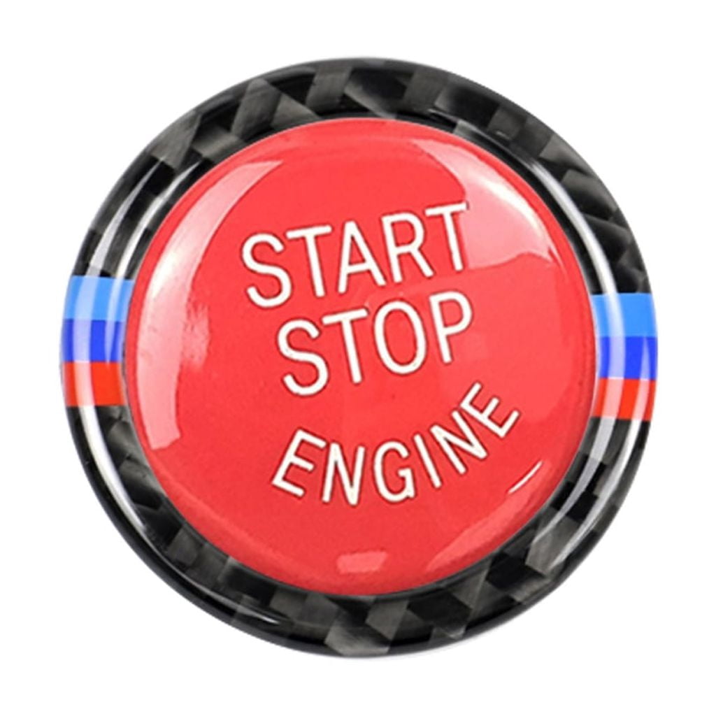 Start Stop Button Cover Trim Sticker Automotive Accessory for E90 E92 ...